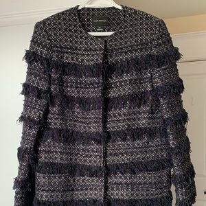 Club Monaco Tweed Pea Coat